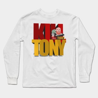 Kill Tony Podcast Logo Featuring William Montgomery Long Sleeve T-Shirt